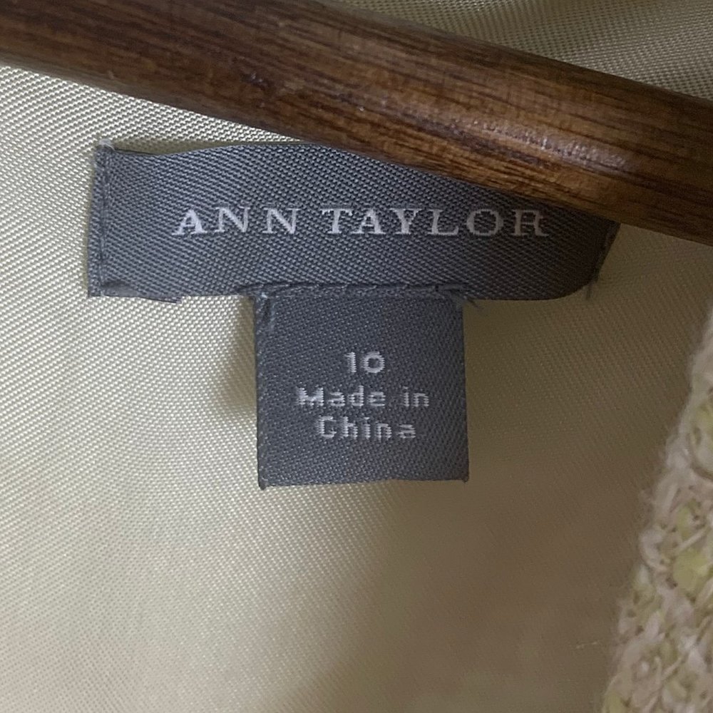 Ann Taylor Boucle Tweed A-Line Midi Shift Dress - Picture 8 of 9